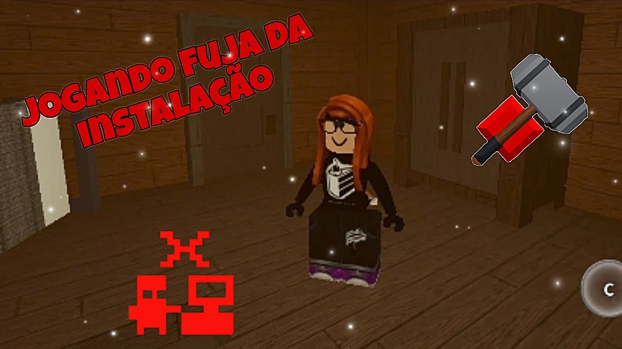 Jogando fuja da instalação ( #fujadainstalação #roblox #jogos )