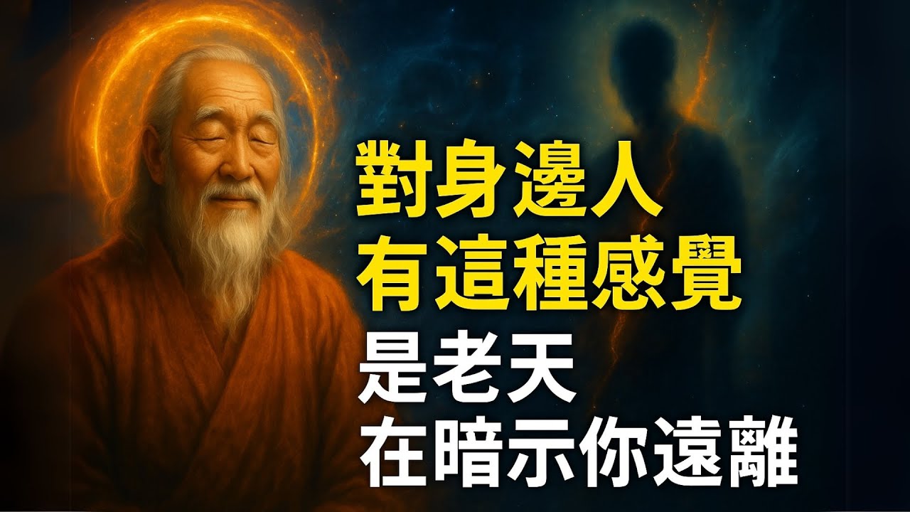 當你對身邊人有這種感覺，是老天在暗示你遠離他 | 智慧之海 | 智慧 人生 哲學