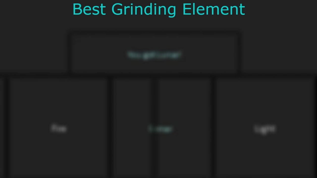 I GOT THE BEST GRINDING ELEMENT IN ELEMENTAL GRIND GAME