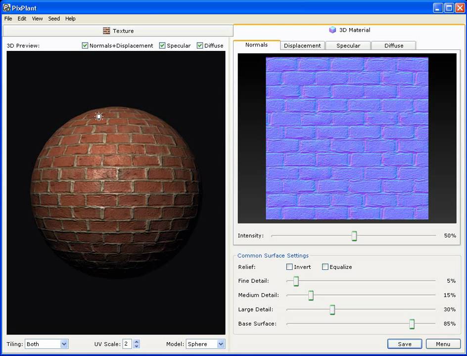 PixPlant: 3D Texture From Photo