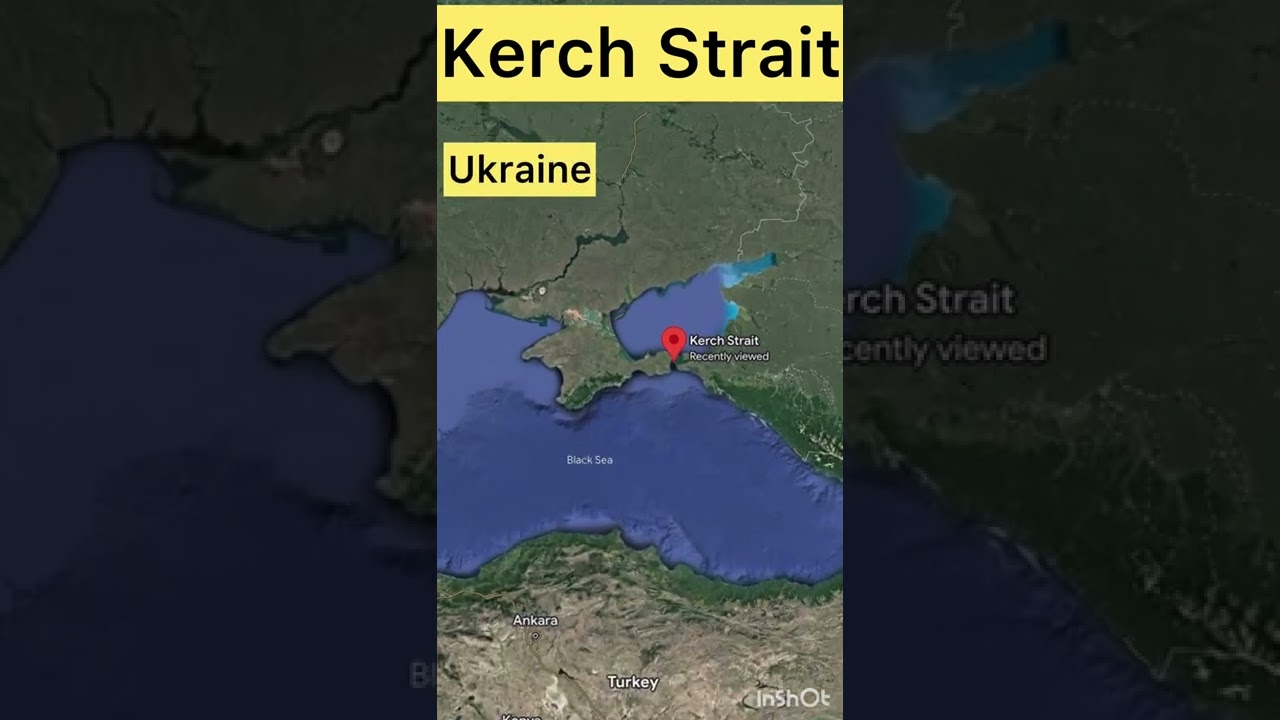 Kerch strait | Black sea | kerch strit bridge #upsc  #currentaffairs #geography