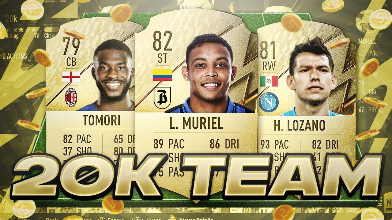 BEST POSSIBLE 20K STARTER TEAM IN FIFA 22 - CHEAP FIFA 22 SQUAD BUILDER