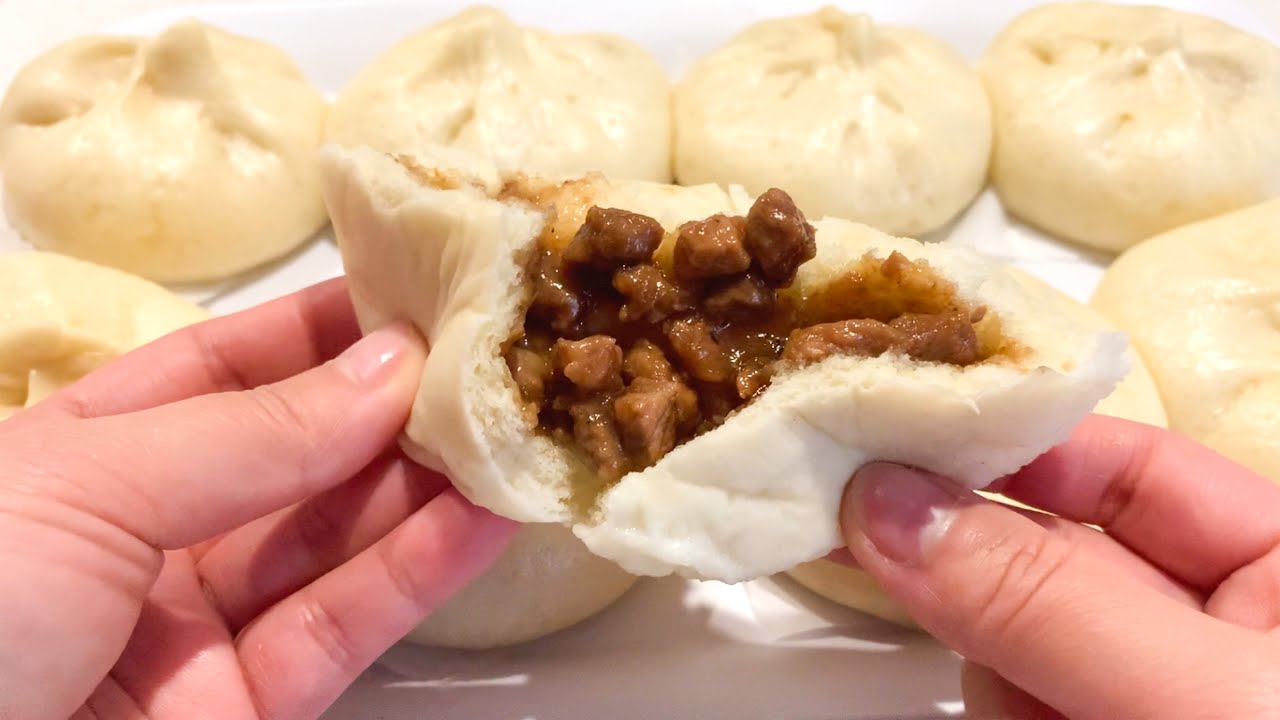 Homemade Steamed Pork Bun | Chinese Pork Bun Recipe 