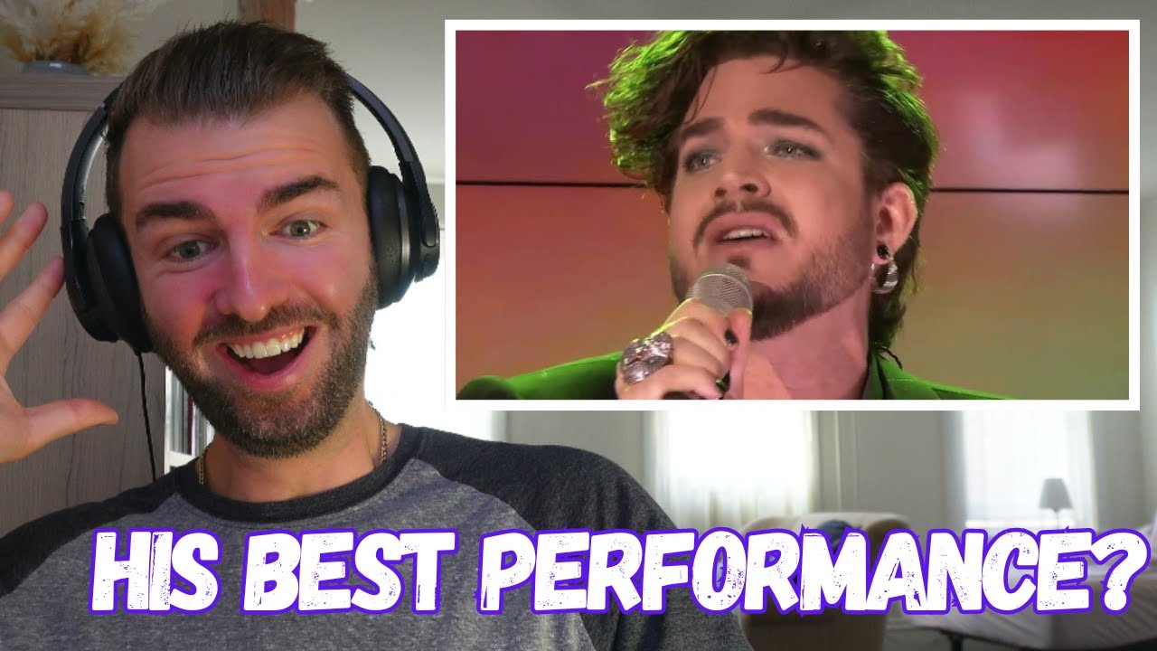 First Time Reaction | Adam Lambert - New Eyes (Live From YouTube Space New York) |