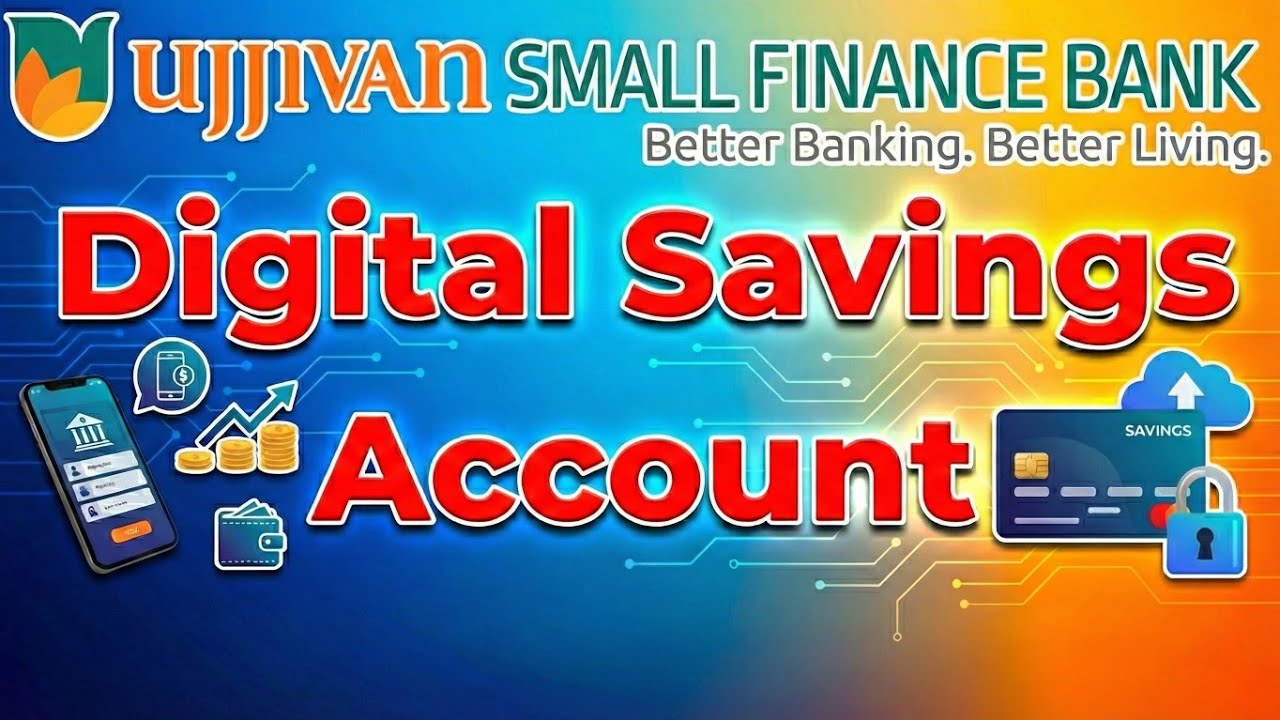 Digital Saving Account | Ujjivan Small Finance Bank Digital Saving Account | Online Zero Balance A/c