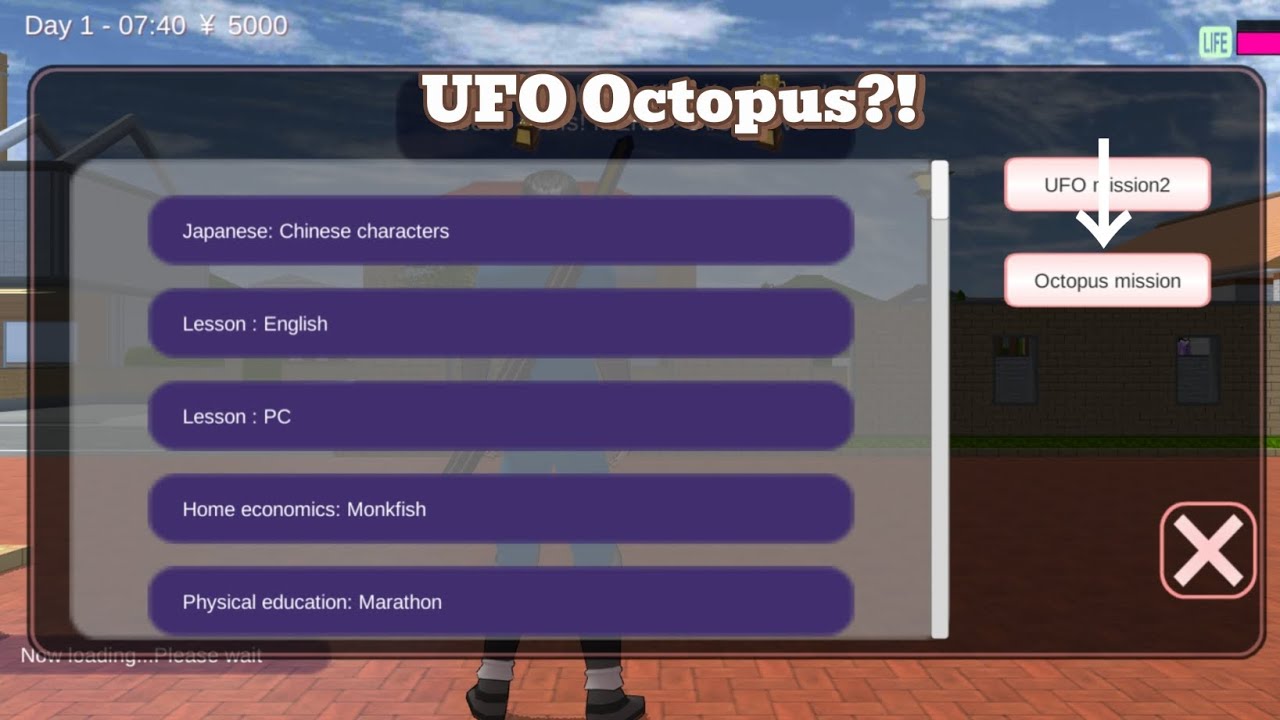 I Survived Sakura School Simulator Octopus Mission. 