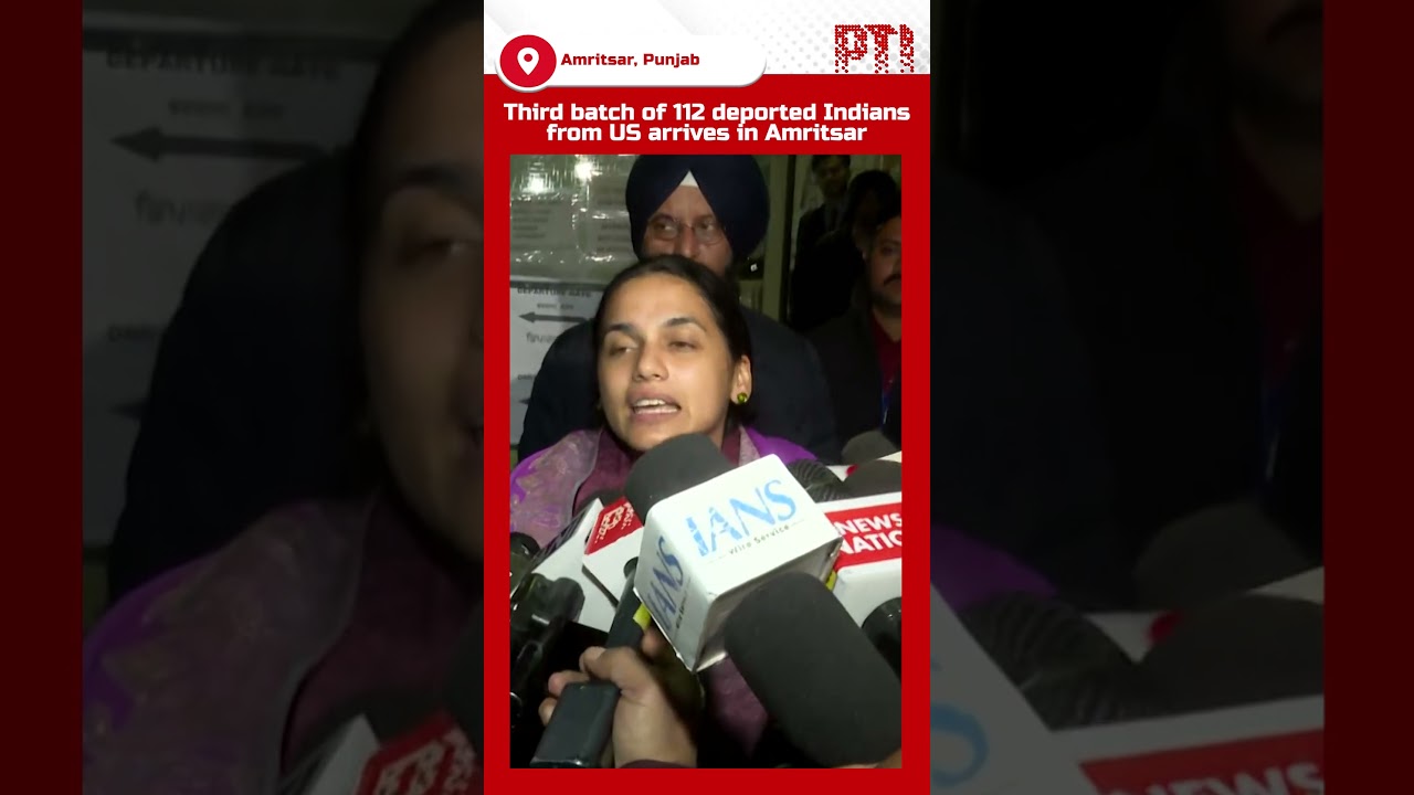 Third batch of 112 deported Indians from US arrives in Amritsar