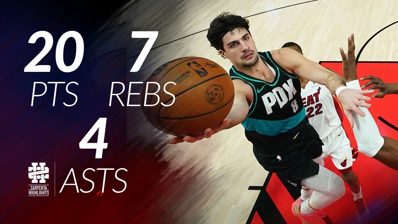 Дени Авдия 20 очков 7 подборов 4 передачи против Хит в сезоне 25/26