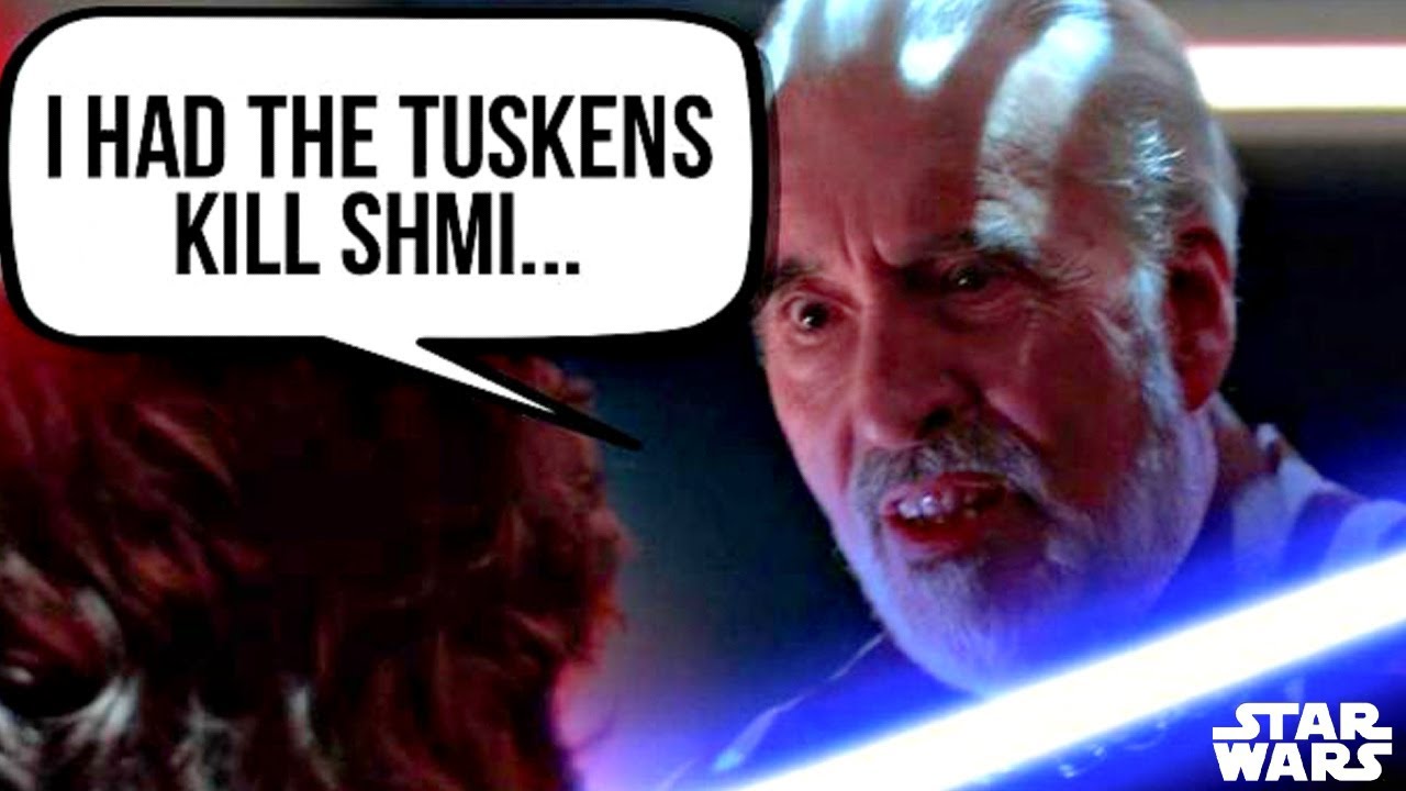 The Revenge of the Sith DELETED Scene Where Dooku Admits to Killing Anakin's MOTHER