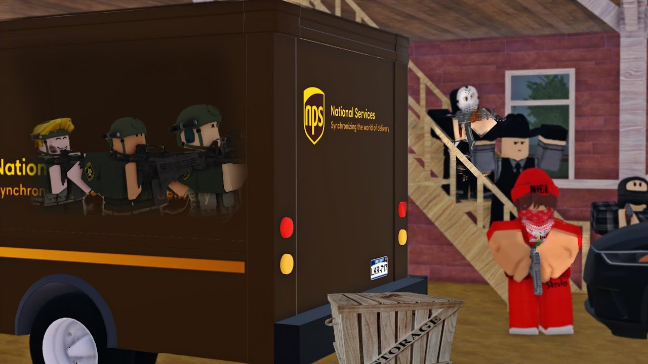 Спецназ прячется в грузовике UPS! (ER:LC)