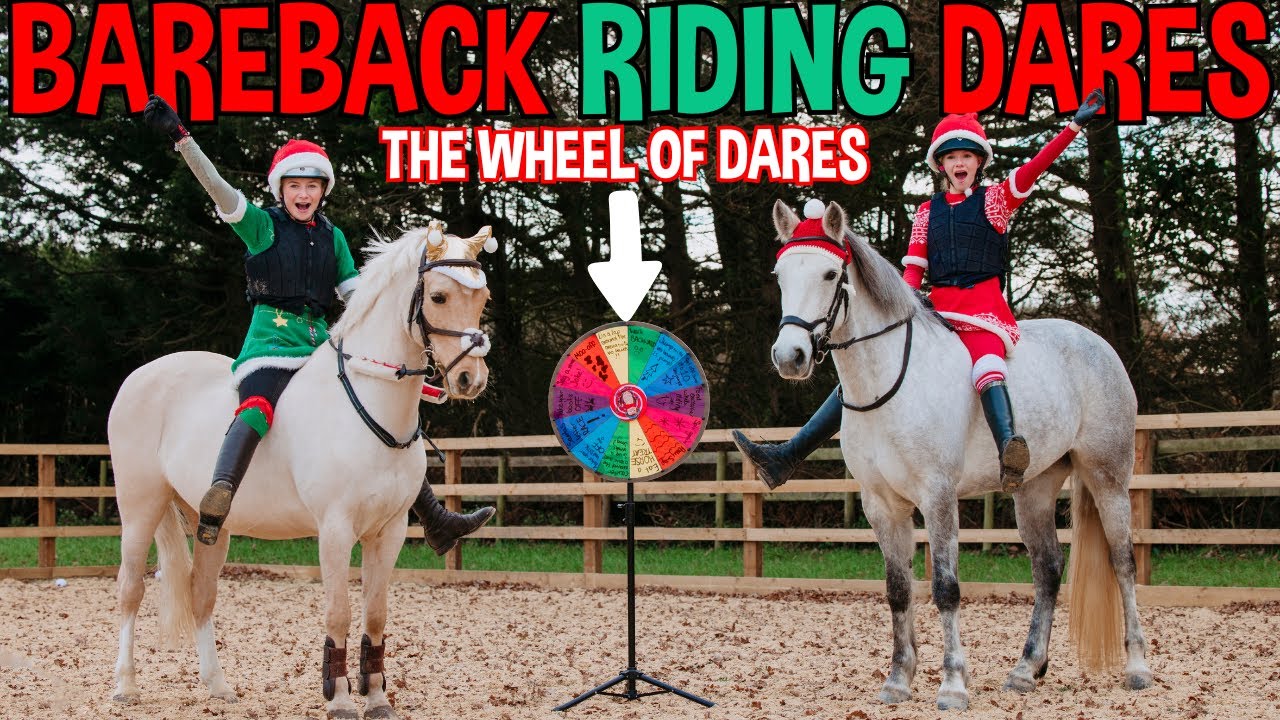 BAREBACK ONLY RIDING DARES... SPIN THE DARE! NO SADDLES!