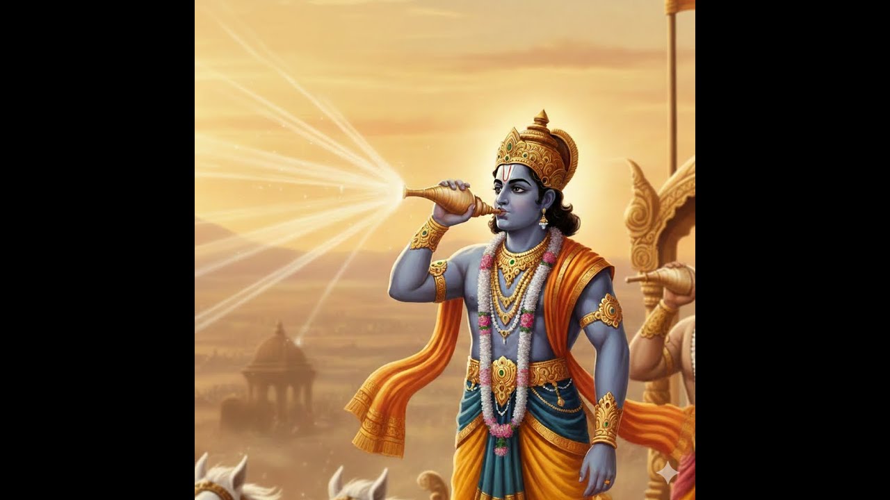 ಭಗವದ್ಗೀತೆ ಅಧ್ಯಾಯ 1 | ಶ್ಲೋಕ 14 | ಪಂಚಜನ್ಯ ಶಂಖದ ದಿವ್ಯ ನಾದ | Bhagavad Gita