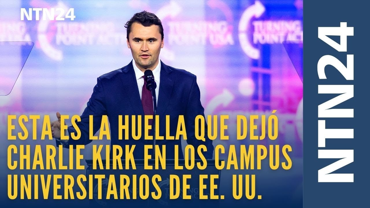 Esta es la huella que dejó Charlie Kirk en los campus universitarios de EE. UU.