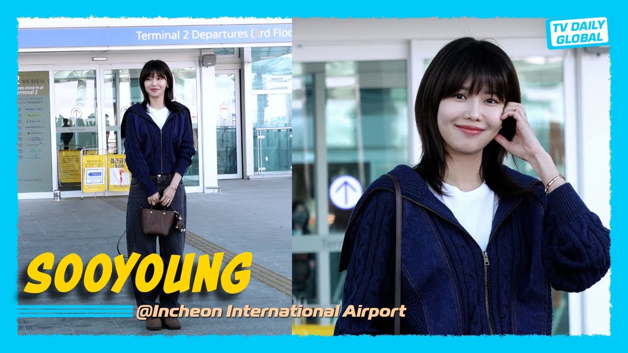 [4K] Girls’ Generation Sooyoung Departs for Milan Fashion Week ETRO FW25 Show