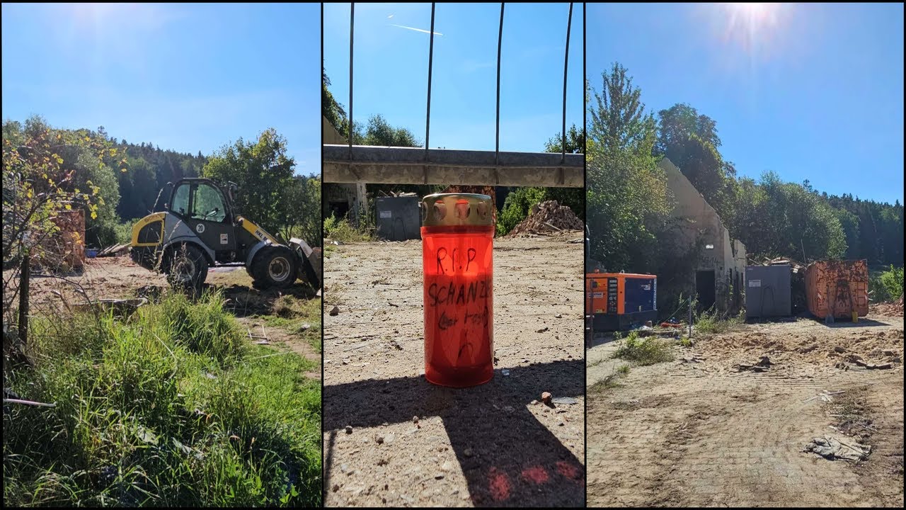Die Drachenschanze wird weiter abgerissen...    [20.09.2025]