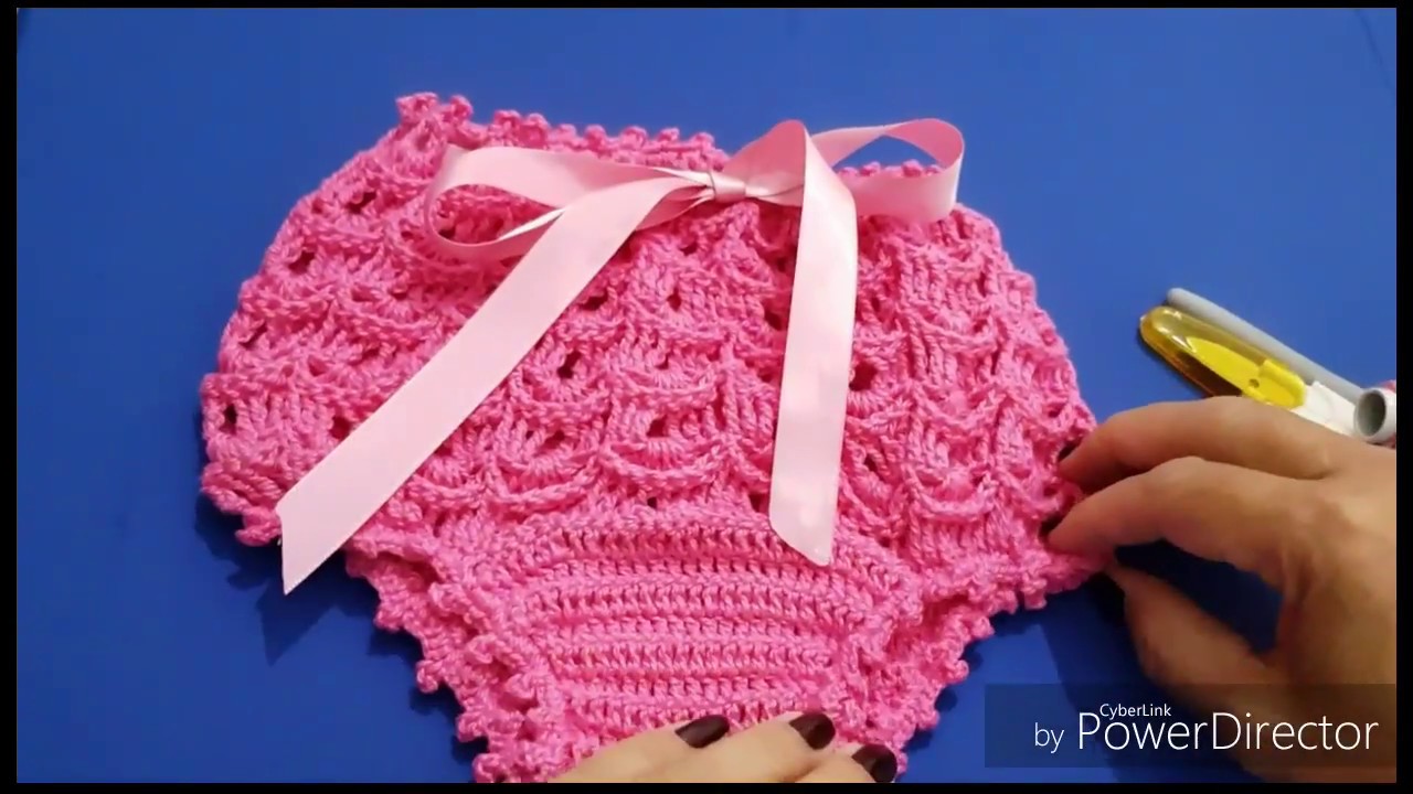 Calcinha de Crochê infantil