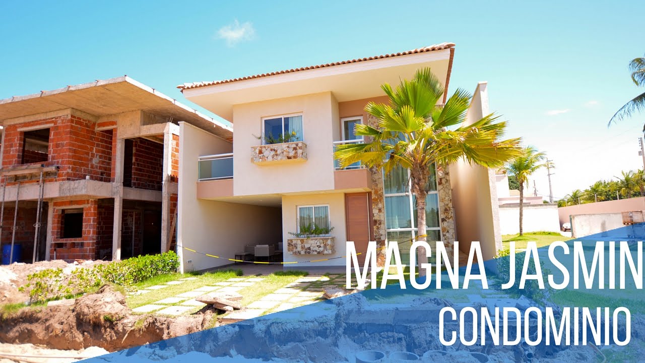 MAGNA JASMIN - CONDOMINIO FECHADO DE CASAS DUPLEX NA LAGOA REDONDA EM FORTALEZA CEARA