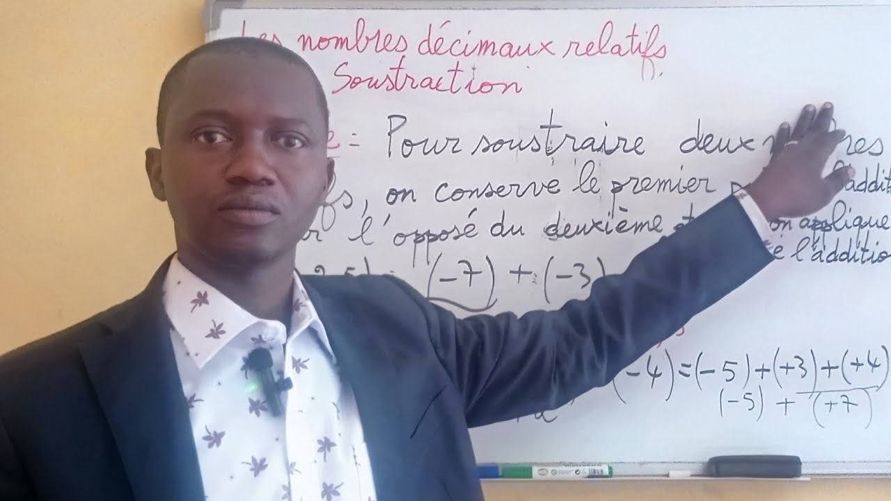 NOMBRES DÉCIMAUX RELATIFS SUITE