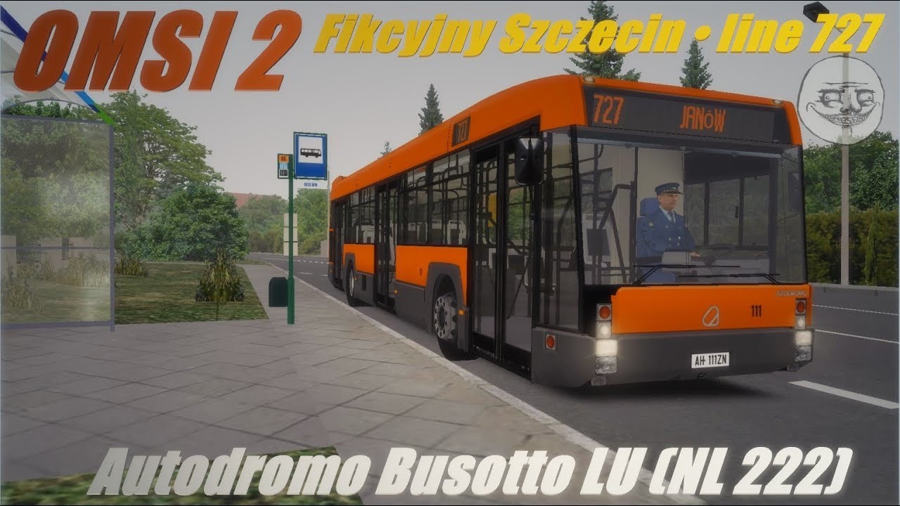OMSI 2 • Fikcyjny Szczecin (line 727) • Autodromo Busotto LU (NL 222)