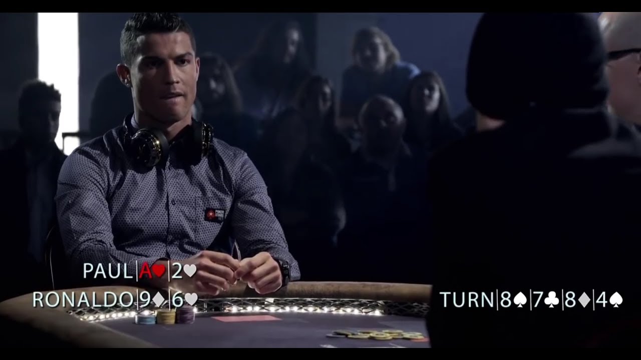 Cristiano Ronaldo Wins Poker   Cristiano Ronaldo Vs  Aaron Paul