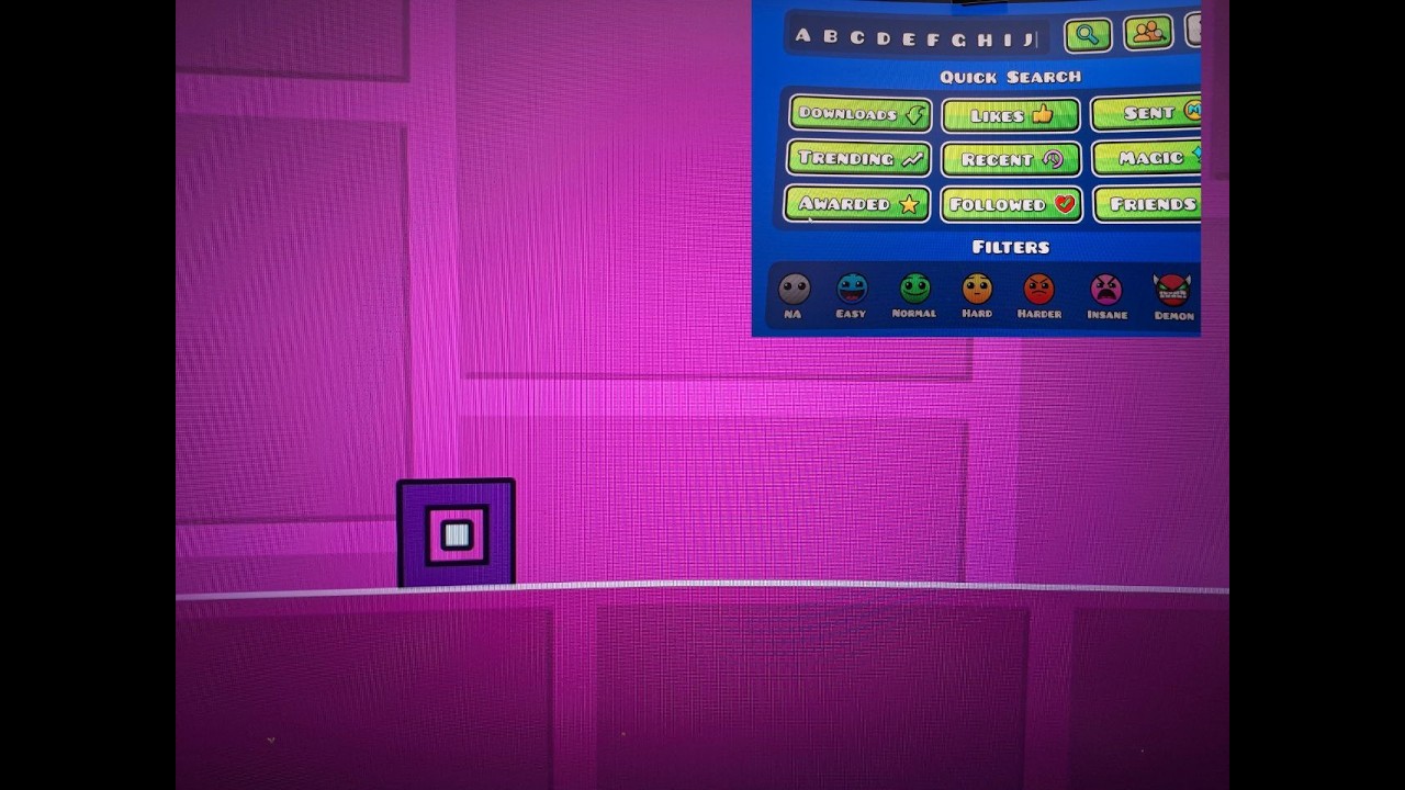 геометри дэш но я играю только в уровни на буквы алфавита | Geometry Dash