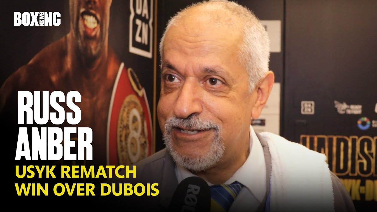 Oleksandr Usyk Cutman Russ Anber Reacts To KO Win Over Dubois