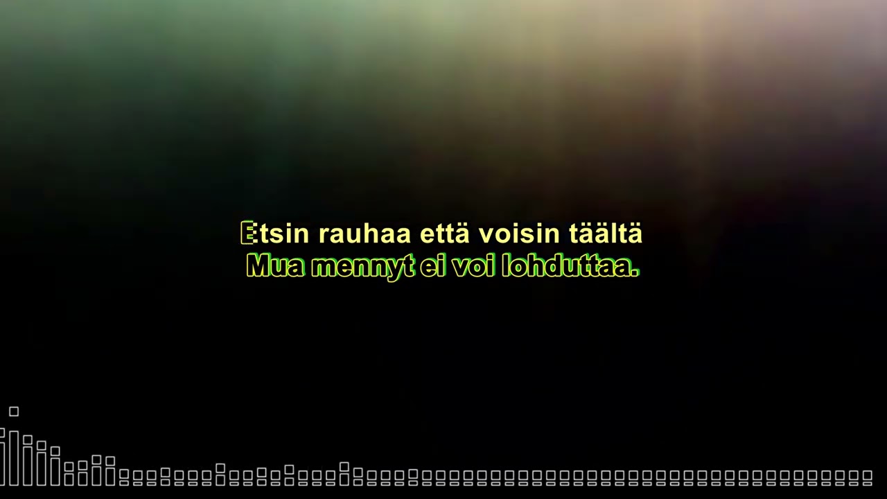 Yksin kuljen autiolla tiellä
