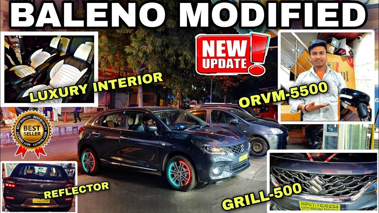 Maruti Baleno Sigma Modified Under 50K 🔥 Baleno Modified ✅ Baleno Modification ✅ New Baleno 2025 ✅