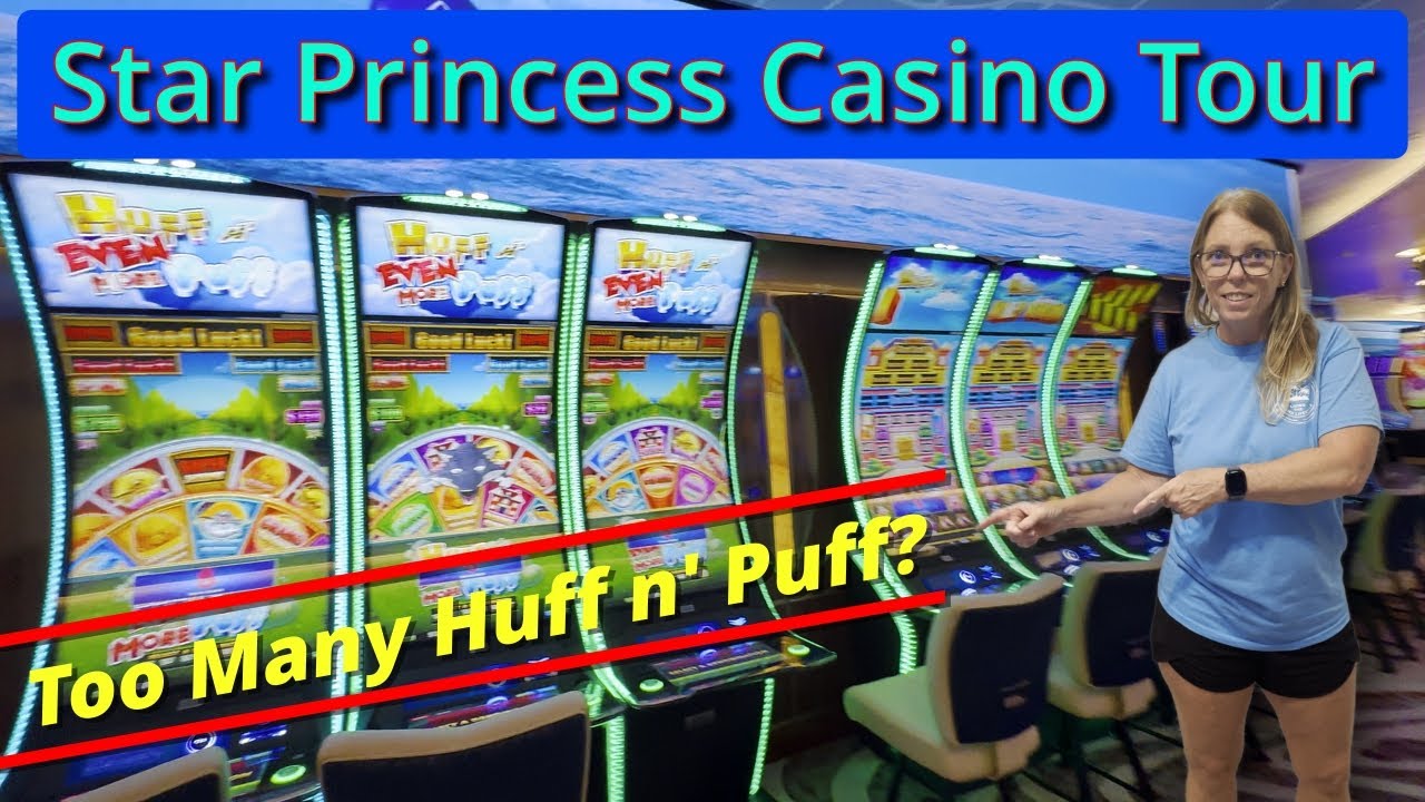 Star Princess Casino Tour - Includes New Non-Smoking Area!