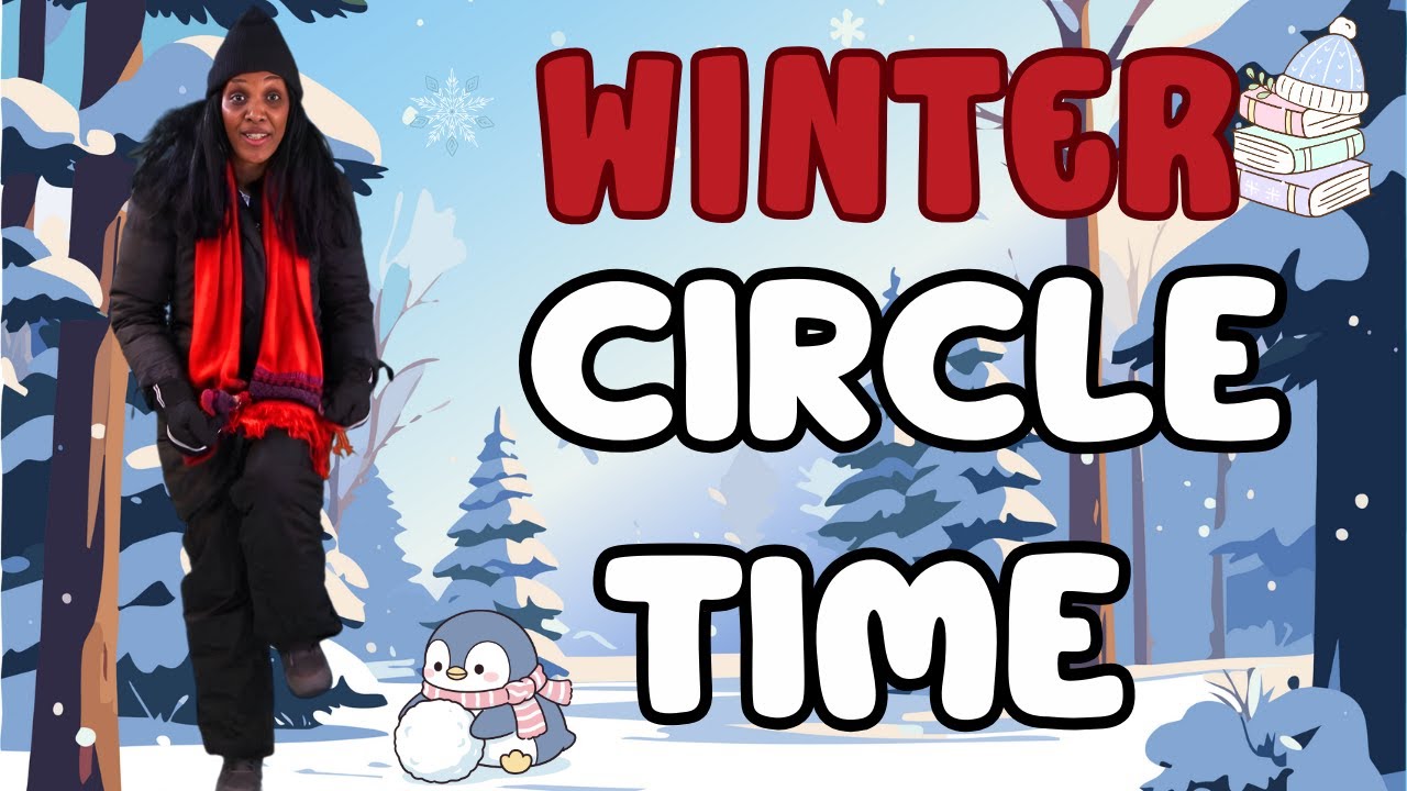 Winter Circle Time for Kids:learn French Words, Songs & Cozy Clothes| french lesson for kiddos.