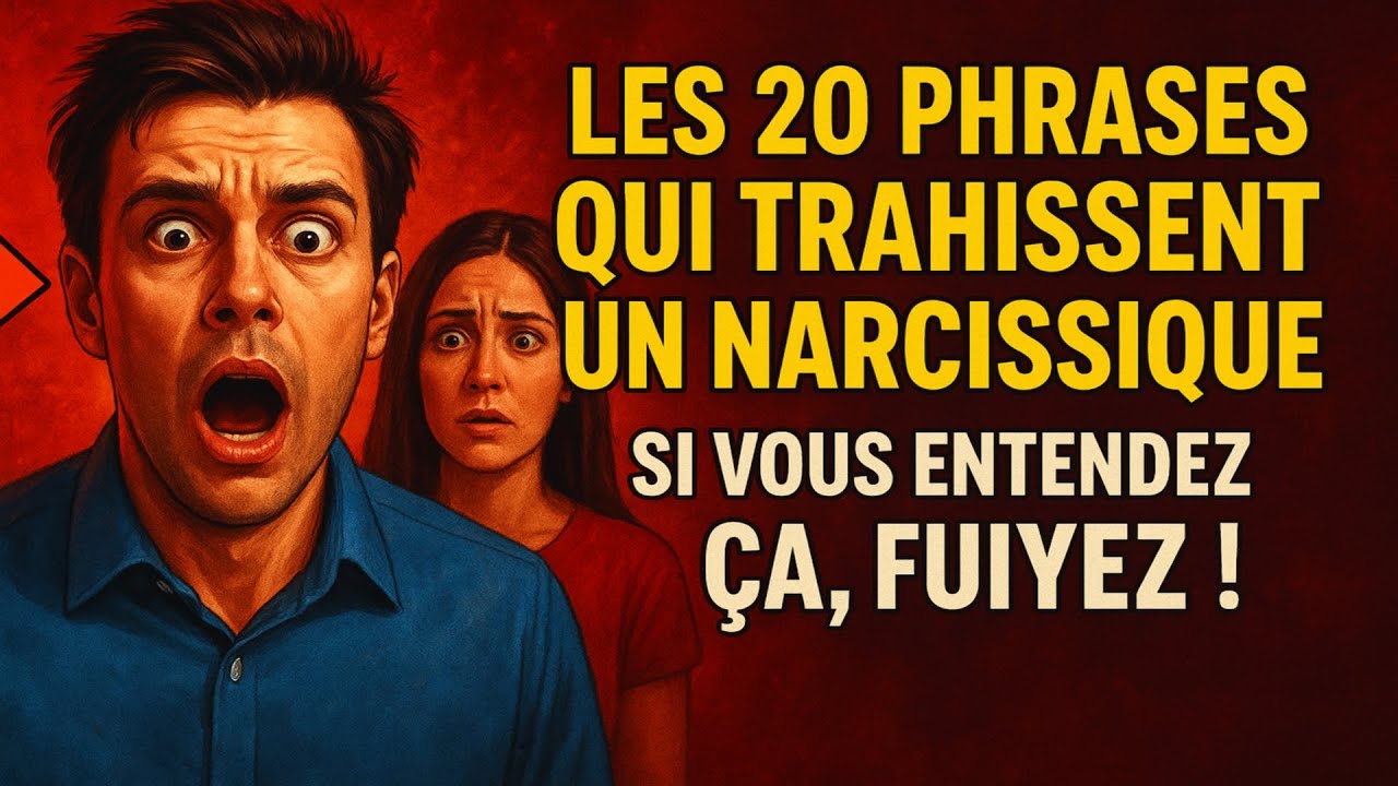 Les 20 phrases qui trahissent un narcissique. Si vous entendez ça, fuyez !