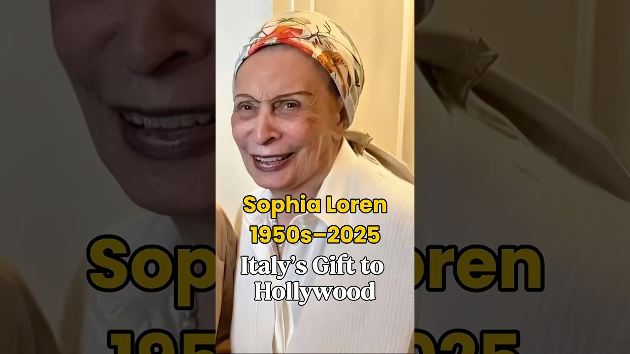 Sophia Loren Through the Years 1950s–2025 | The Eternal Queen of Cinema #SophiaLoren #ThenAndNow