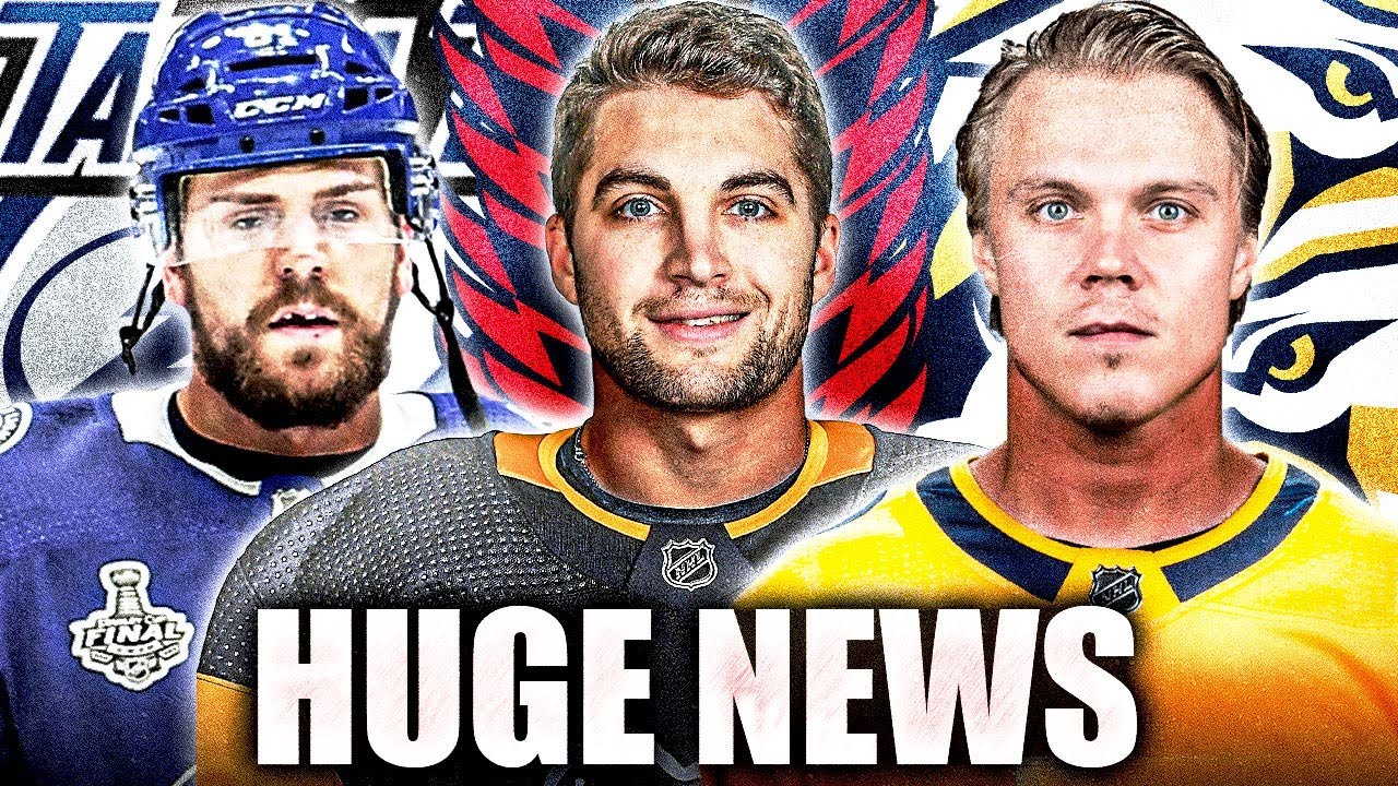 HUGE NHL NEWS: CAPITALS SIGN CONOR SHEARY, LIGHTNING WAY OVER THE CAP (TRADE?), PREDATORS & GRANLUND
