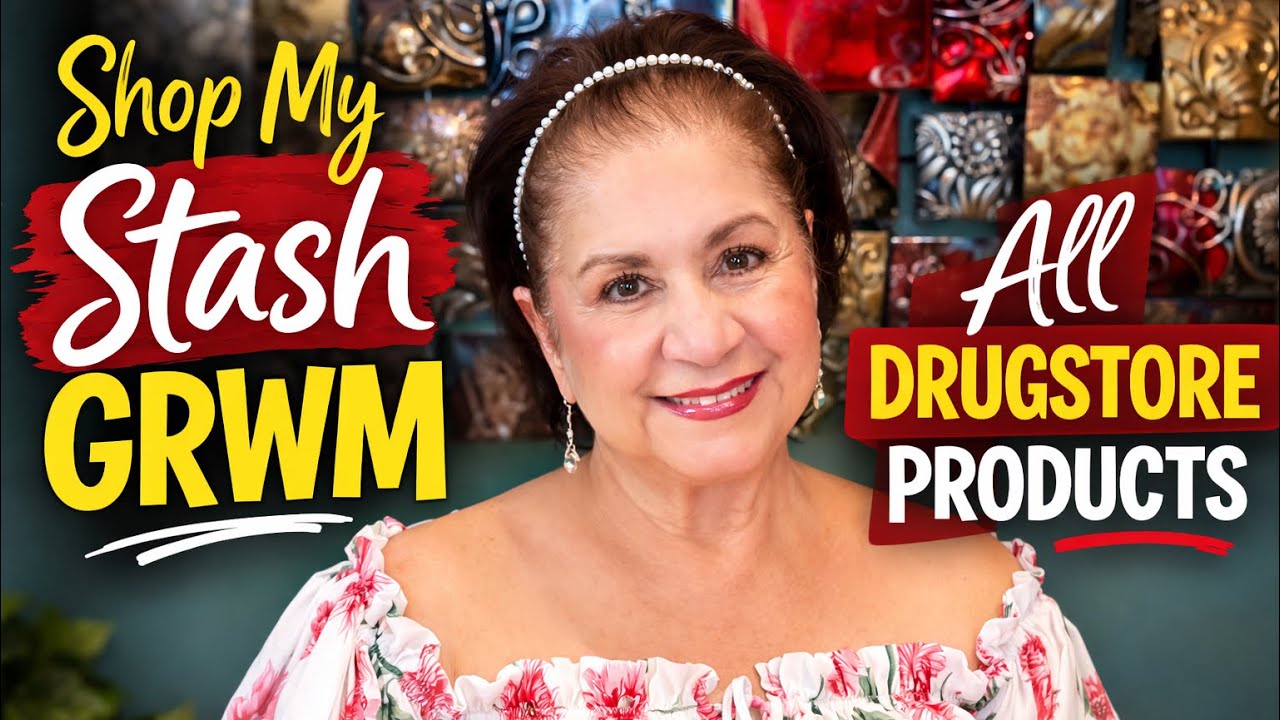 DRUGSTORE SHOP MY STASH GET READY WITH ME/Easy Look/Who Needs High End?