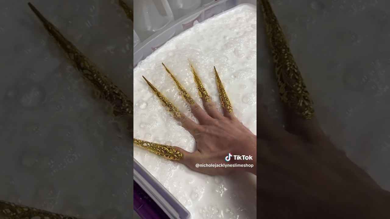 БОЛЬШАЯ ПАРТИЯ СЛАЙМОВ АСМР С САМЫМИ ДЛИННЫМИ В МИРЕ НОГТЯМИ💅🏼💅🏼💅🏼 #слайм #slimeshop shopnicholej...