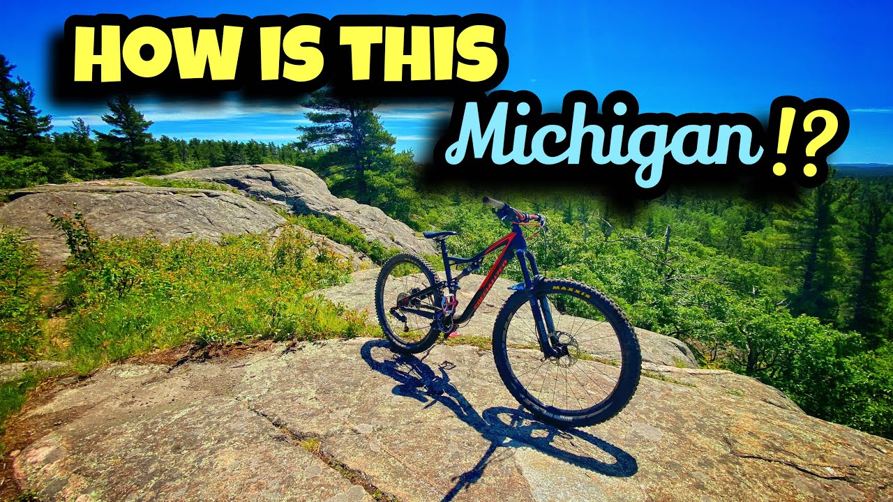 Double Black Mountain Bike Trails | Harlow Lake, Michigan