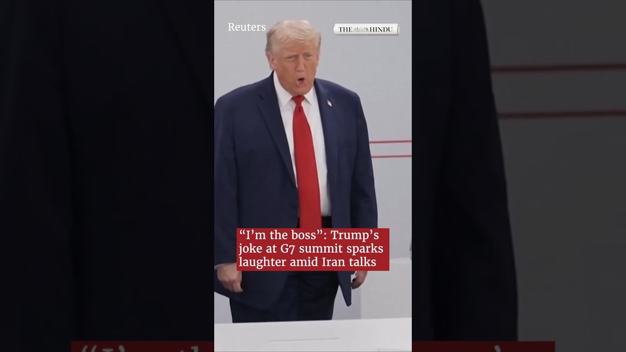 &laquo;Я здесь босс&raquo;, &mdash; шутит Трамп, садясь за стол G7