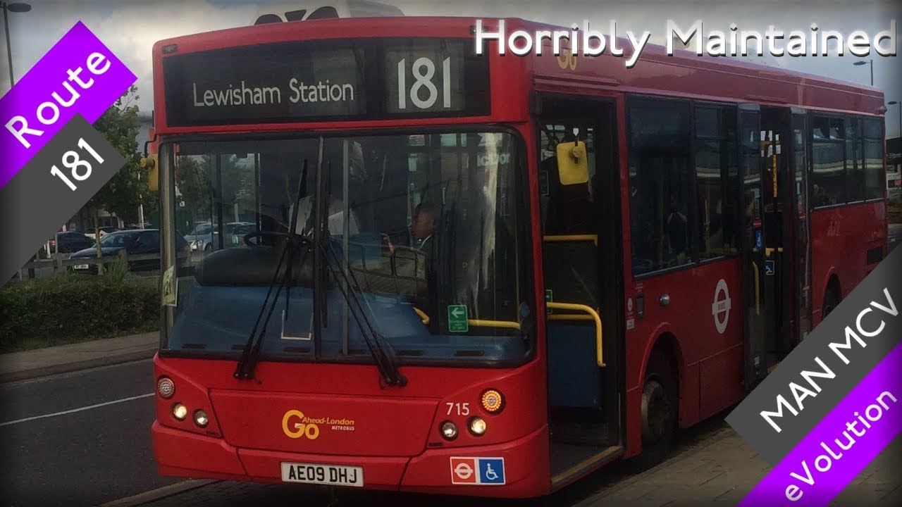 *KICKDOWN* Horribly maintained MAN Evolution on Route 181 [Metrobus]