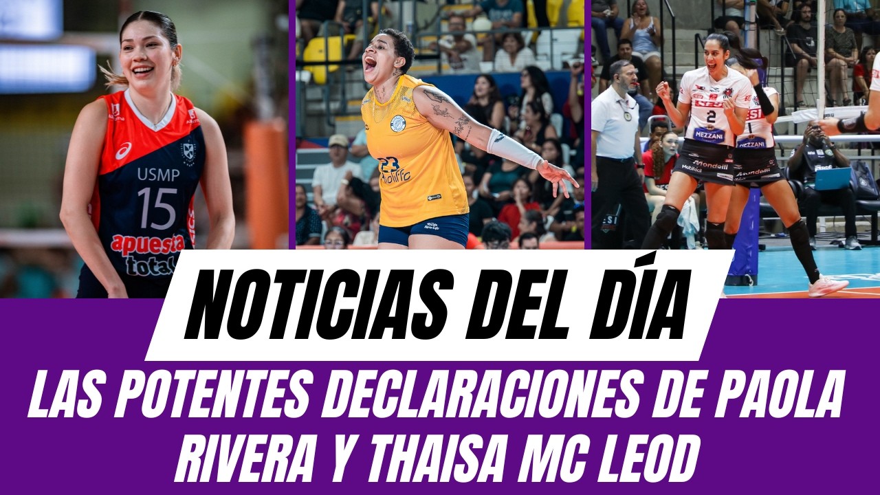 LAS POTENTES DECLARACIONES DE PAOLA RIVERA Y THAISA MC LEOD