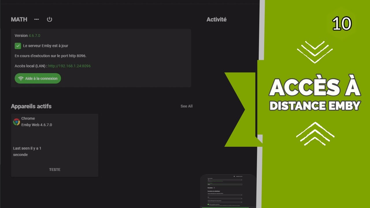 COMMENT ACTIVER L'ACCES A DISTANCE EMBY ? (matthiasdess)