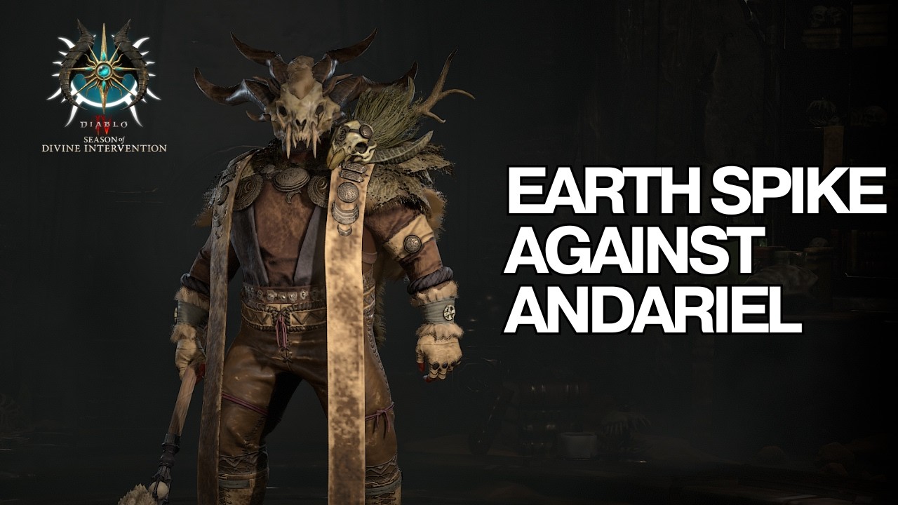 Earth Spike Druid - Andariel - Diablo 4 S11