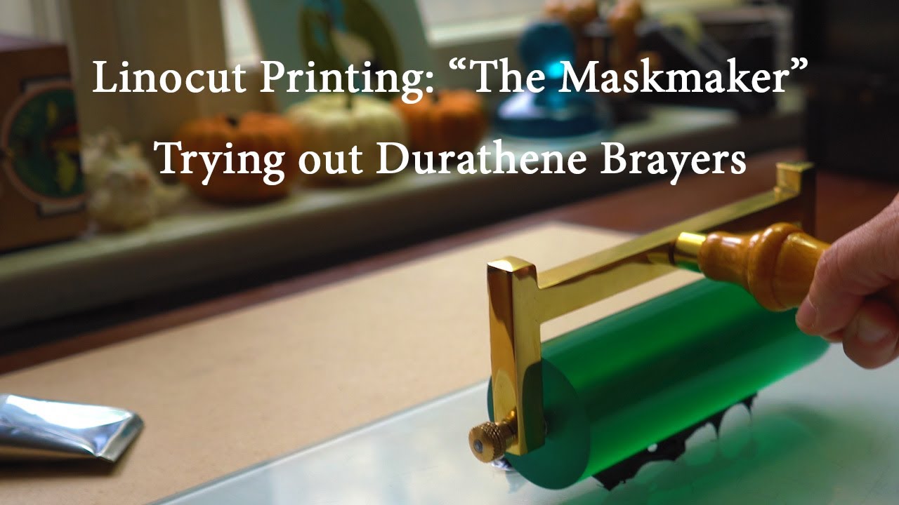 Linocut printing: Printing 