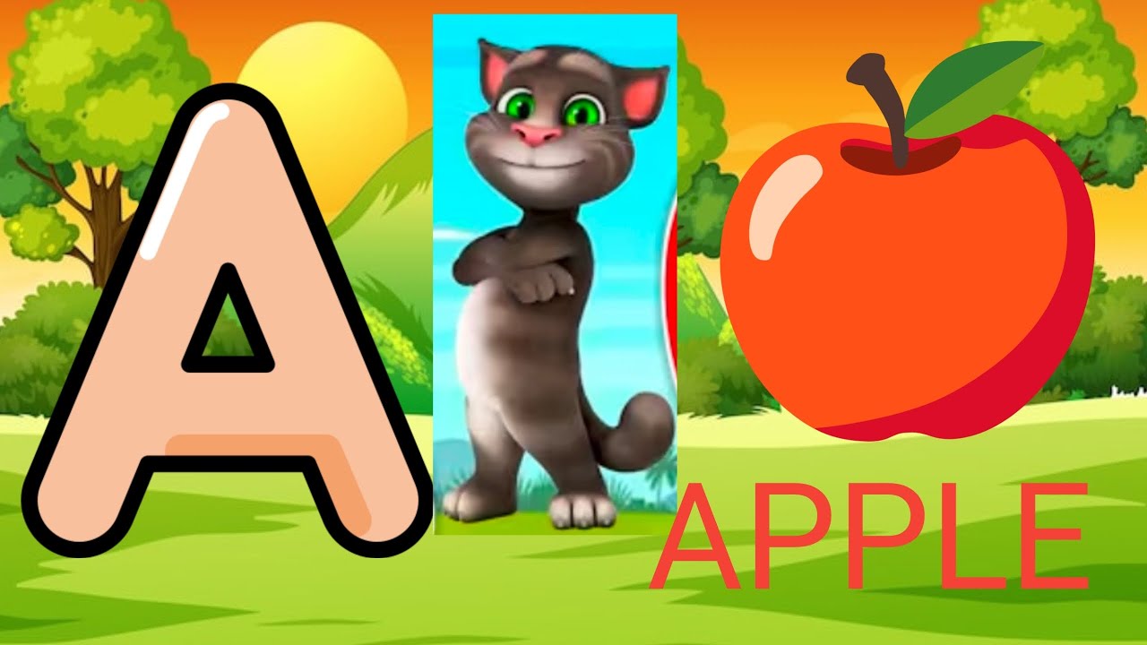 A For Apple B For Ball | Abcd | Abcd Rhymes | ABC Nursery Rhymes | # damakstudy 