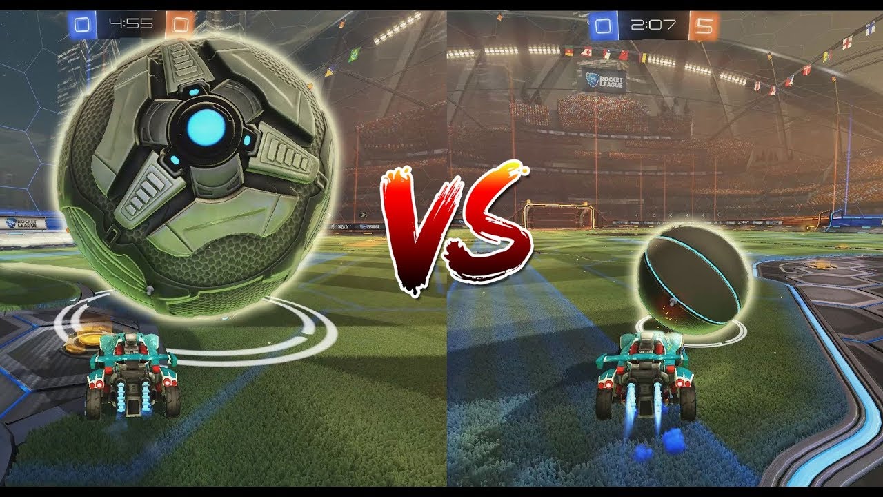 BALON GIGANTE vs BALON PEQUEÑO | Rocket League