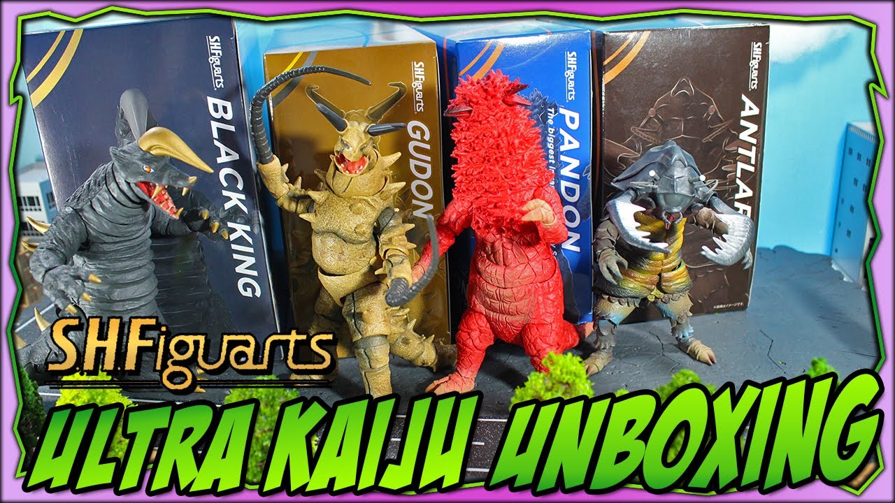 SH Figuarts Ultraman Kaiju Unboxing (Pandon/Black King/Antlar/Gudon)