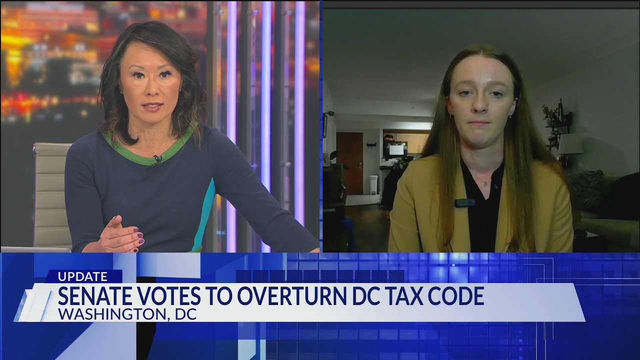 Senate votes to overturn DC tax code