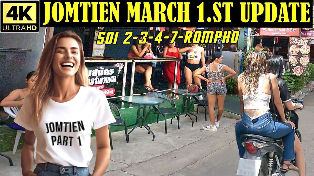 Jomtien Beach Road One Way Started   Soi-2-3-4-7-Rompho  March 2024 Pattaya Thailand