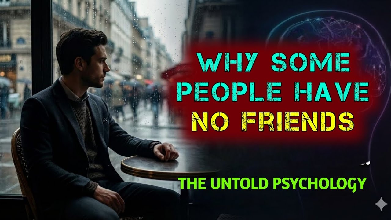 Why some people have no friends : The untold psychology no one talks about