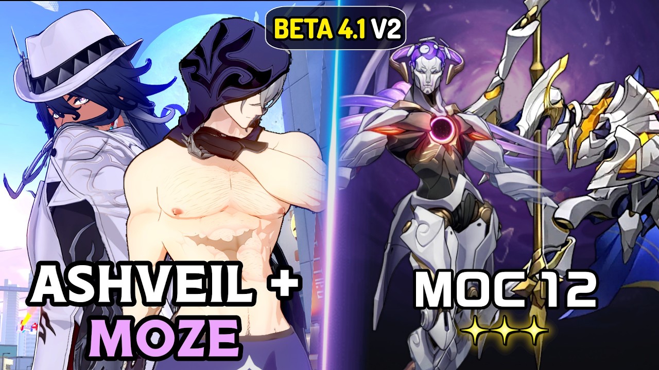 [V2] ASHVEIL + MOZE - Husbando Team (vs. MoC 12 - beta v4.1)