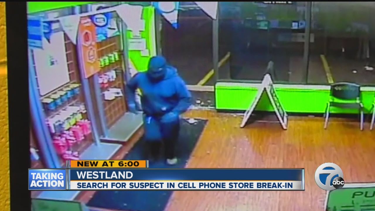 Search for suspect in Westland cell phone store robbery